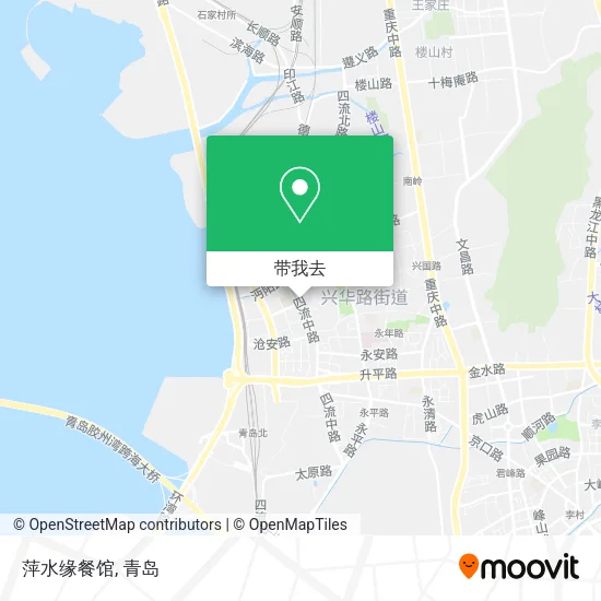 萍水缘餐馆地图