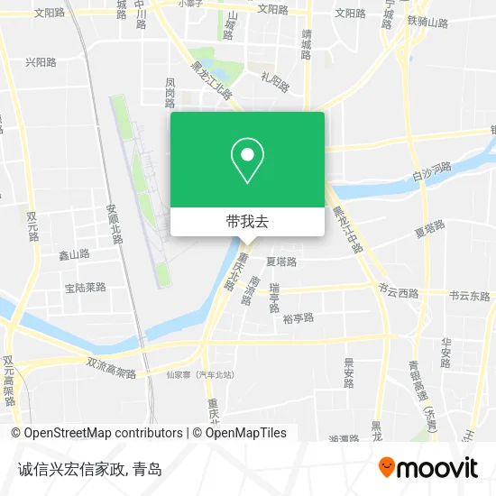 诚信兴宏信家政地图