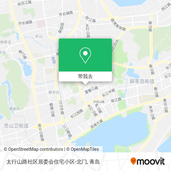 太行山路社区居委会住宅小区-北门地图