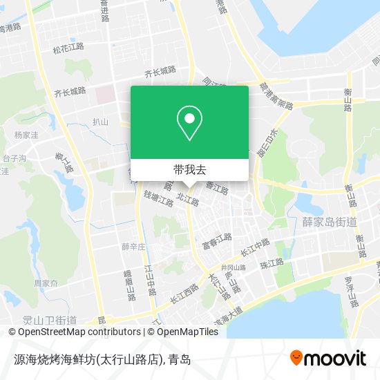 源海烧烤海鲜坊(太行山路店)地图