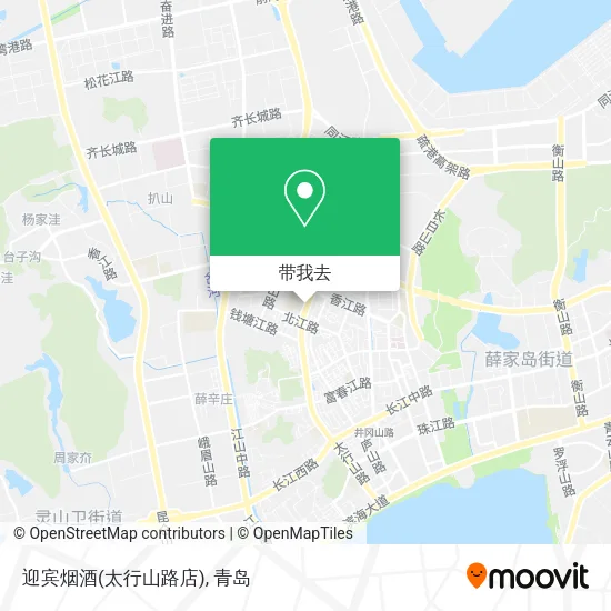 迎宾烟酒(太行山路店)地图