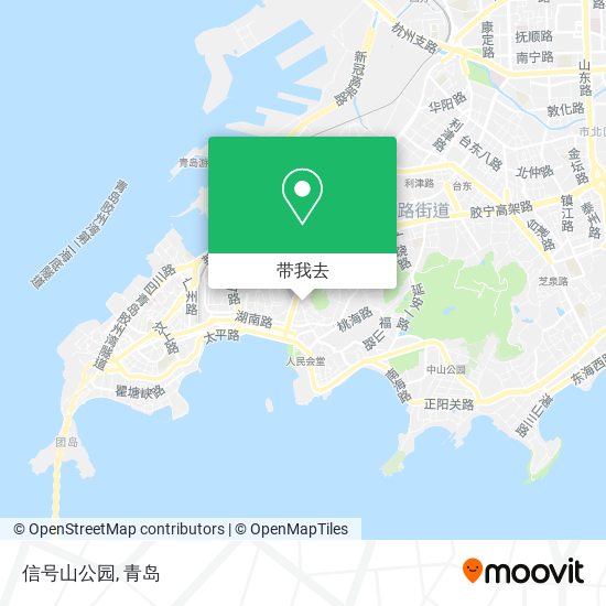 信号山公园地图