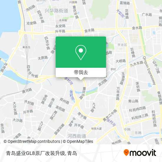 青岛盛业GL8原厂改装升级地图