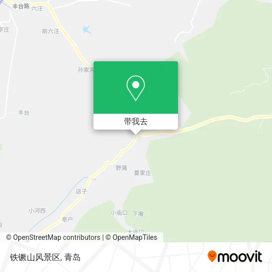 铁镢山风景区地图