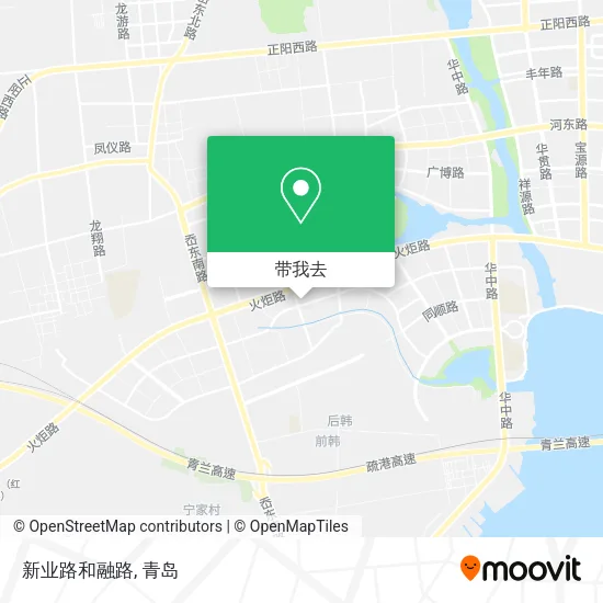 新业路和融路地图