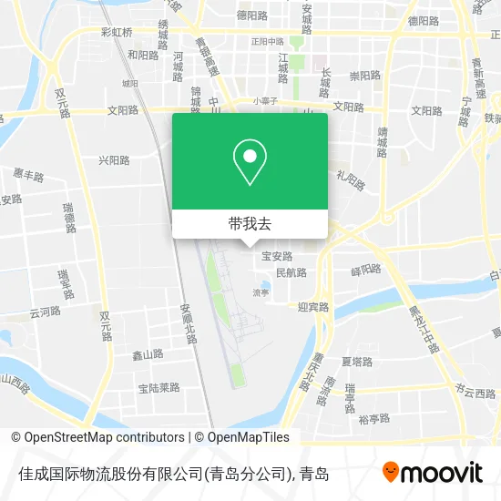 佳成国际物流股份有限公司(青岛分公司)地图