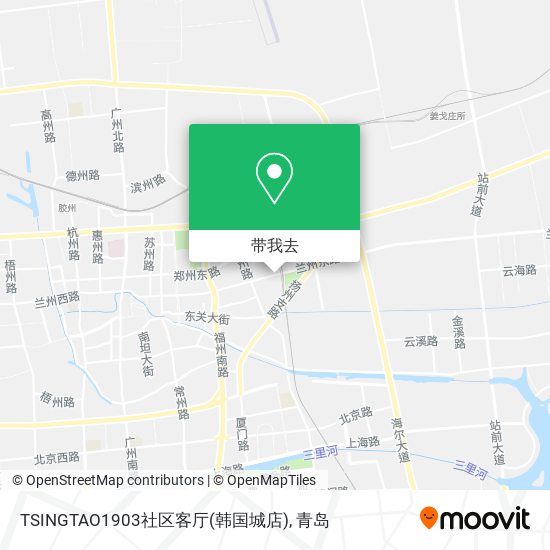TSINGTAO1903社区客厅(韩国城店)地图