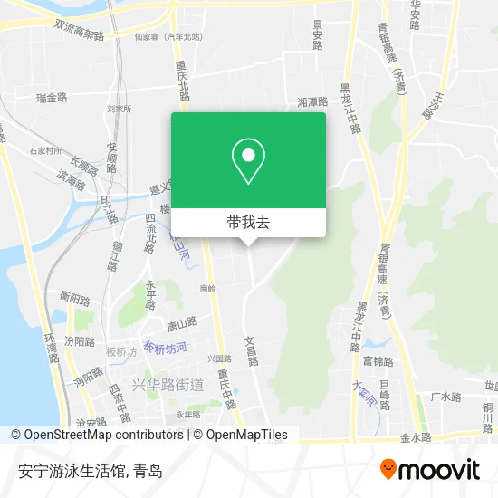 安宁游泳生活馆地图