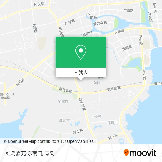 红岛嘉苑-东南门地图
