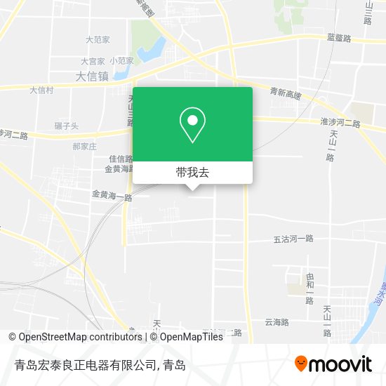 青岛宏泰良正电器有限公司地图