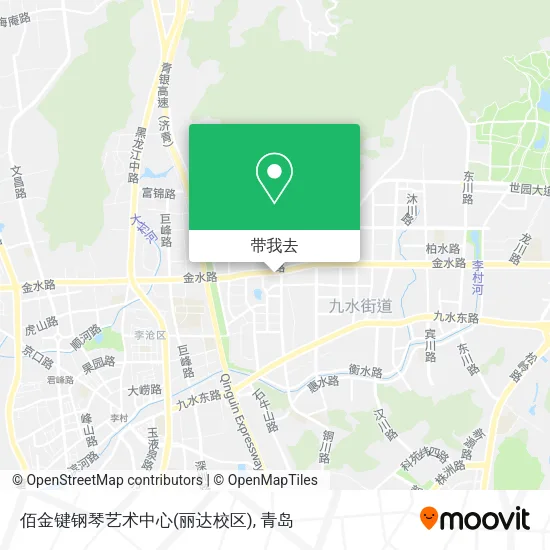 佰金键钢琴艺术中心(丽达校区)地图