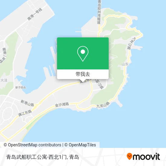 青岛武船职工公寓-西北1门地图