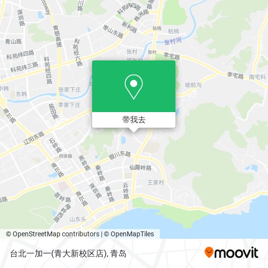 台北一加一(青大新校区店)地图