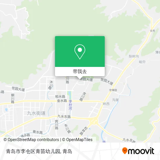 青岛市李仓区青苗幼儿园地图