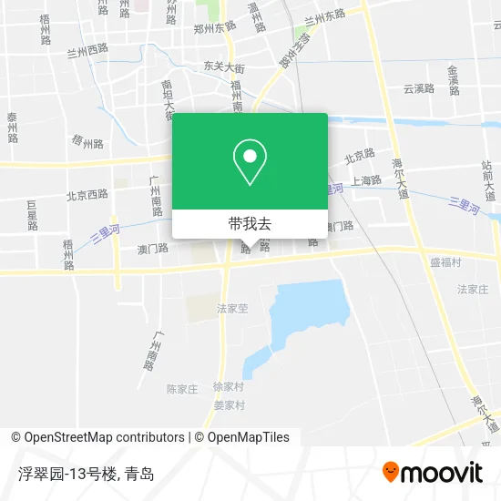 浮翠园-13号楼地图