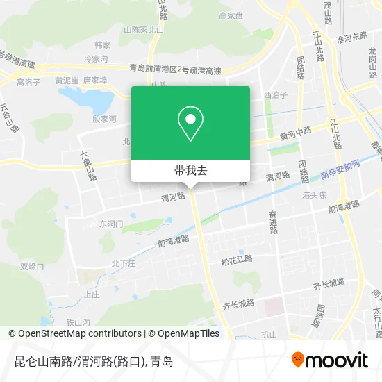 昆仑山南路/渭河路(路口)地图