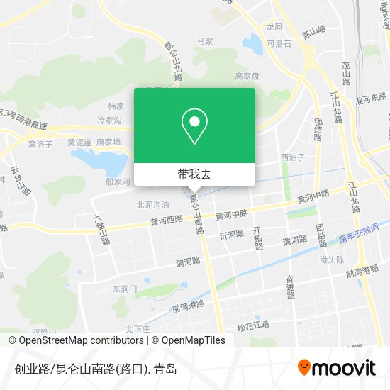 创业路/昆仑山南路(路口)地图