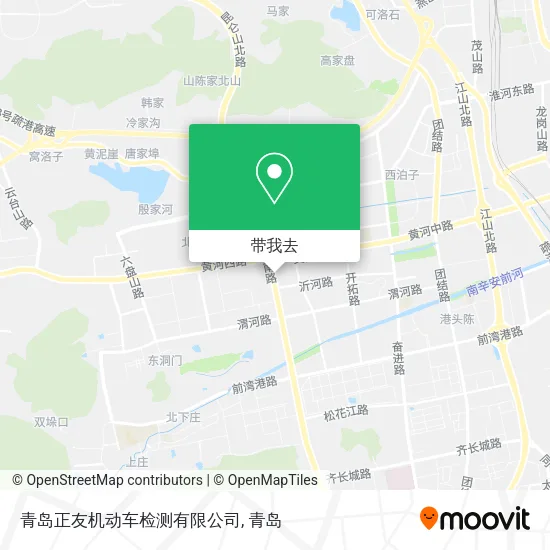 青岛正友机动车检测有限公司地图
