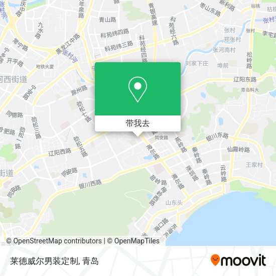 莱德威尔男装定制地图
