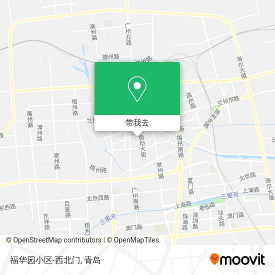 福华园小区-西北门地图