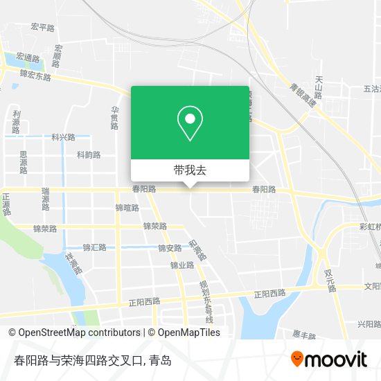 春阳路与荣海四路交叉口地图