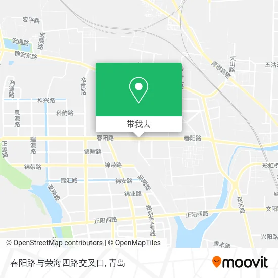 春阳路与荣海四路交叉口地图