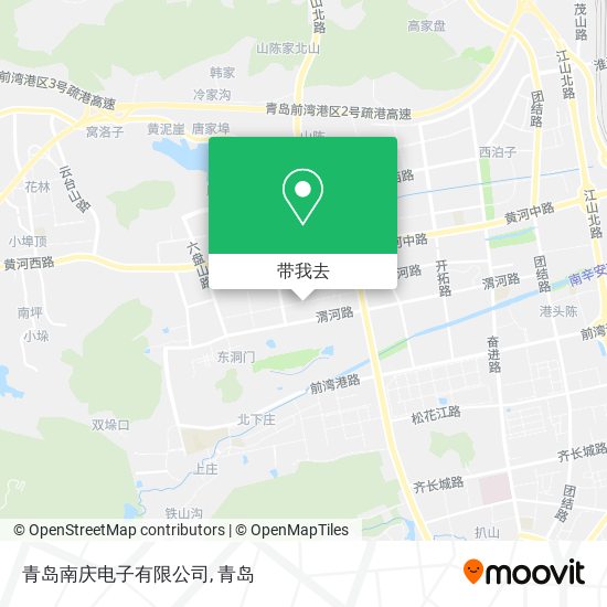 青岛南庆电子有限公司地图