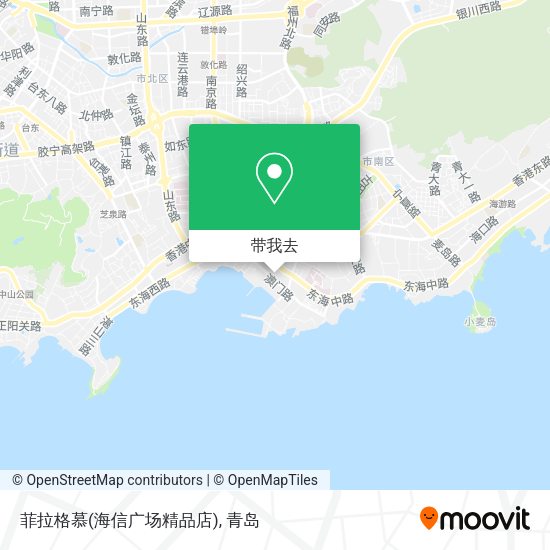 菲拉格慕(海信广场精品店)地图