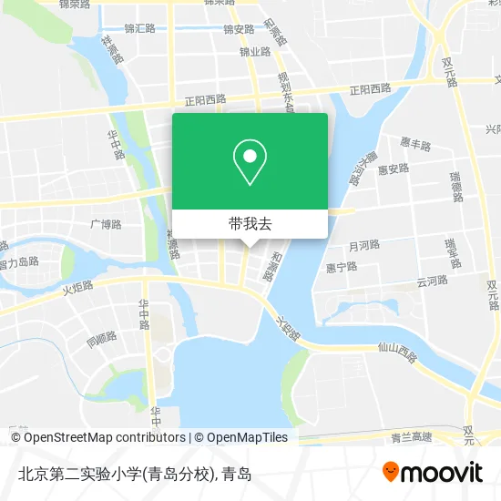 北京第二实验小学(青岛分校)地图