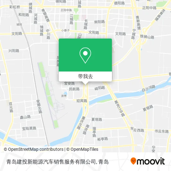青岛建投新能源汽车销售服务有限公司地图