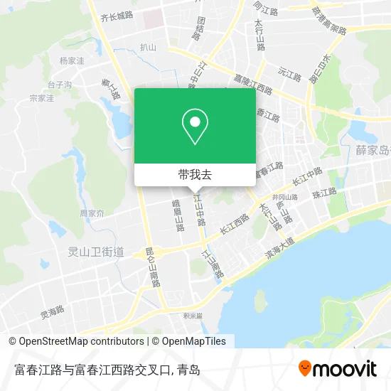 富春江路与富春江西路交叉口地图