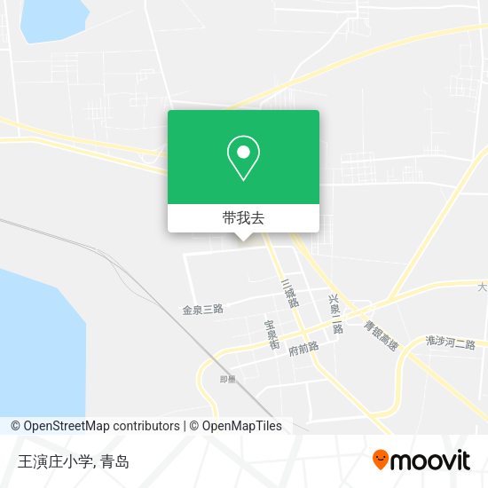 王演庄小学地图