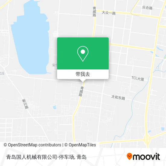 青岛国人机械有限公司-停车场地图