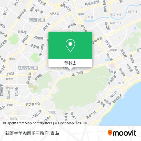 新疆牛羊肉同乐三路店地图