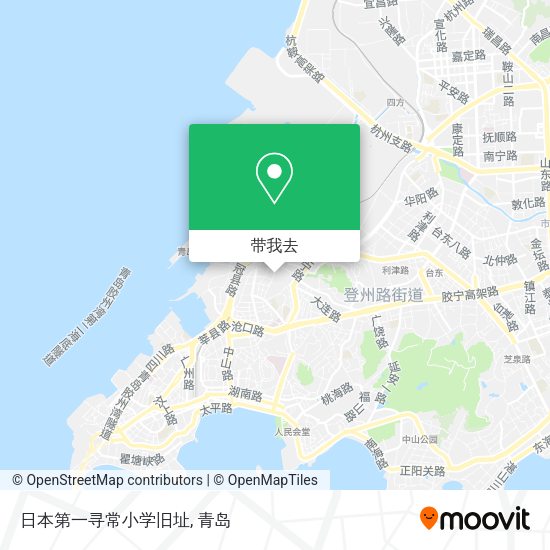日本第一寻常小学旧址地图