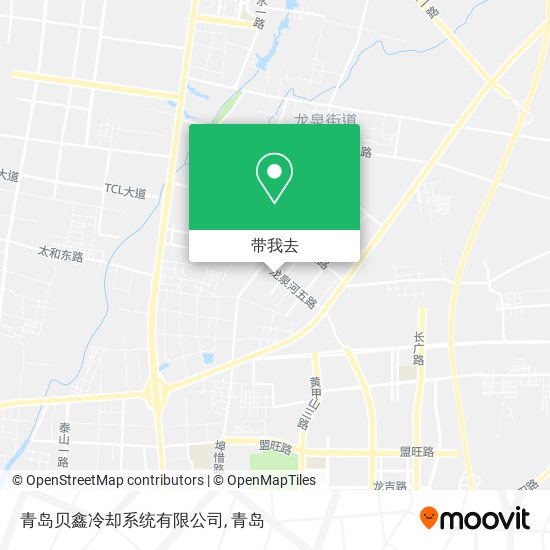 青岛贝鑫冷却系统有限公司地图