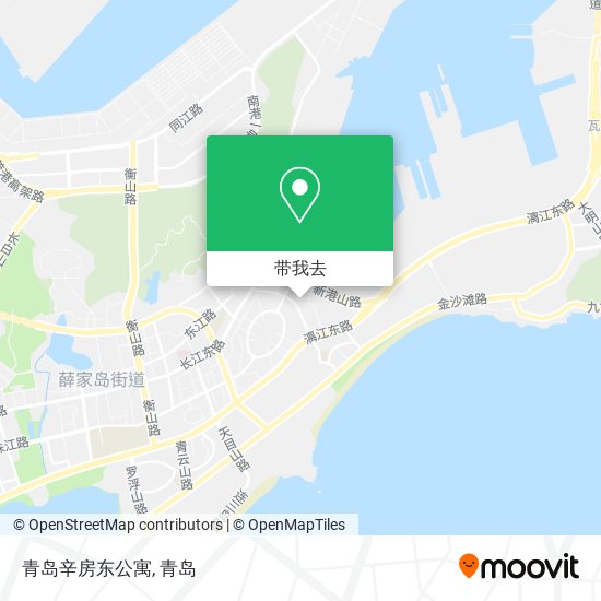 青岛辛房东公寓地图