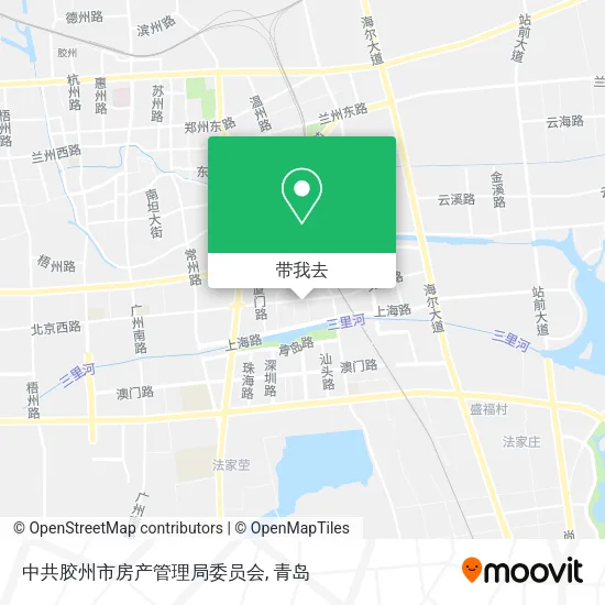 中共胶州市房产管理局委员会地图
