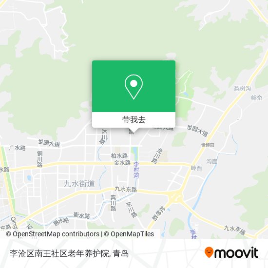 李沧区南王社区老年养护院地图