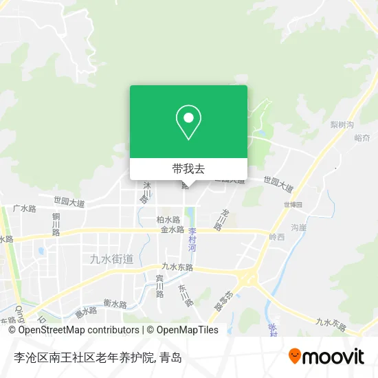 李沧区南王社区老年养护院地图