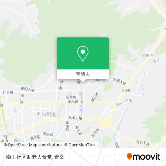 南王社区助老大食堂地图