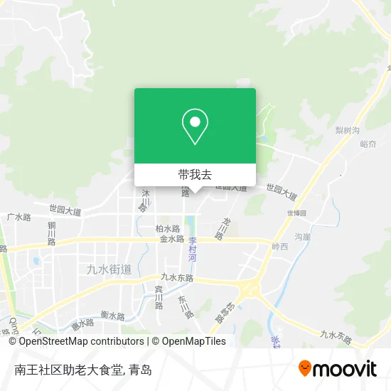 南王社区助老大食堂地图