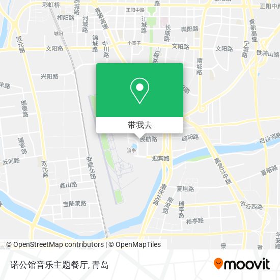 诺公馆音乐主题餐厅地图