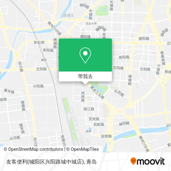 友客便利(城阳区兴阳路城中城店)地图