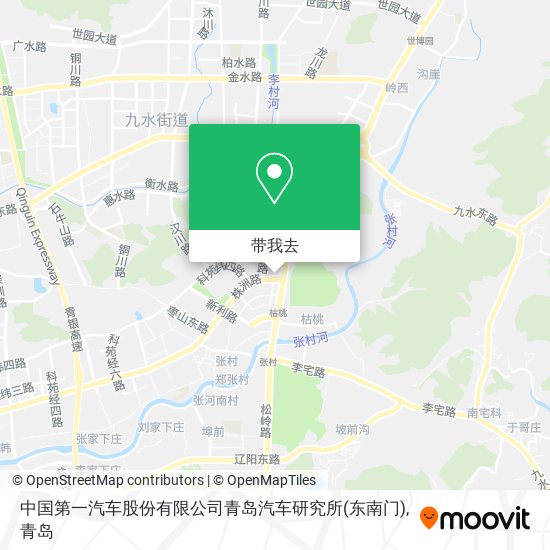 中国第一汽车股份有限公司青岛汽车研究所(东南门)地图
