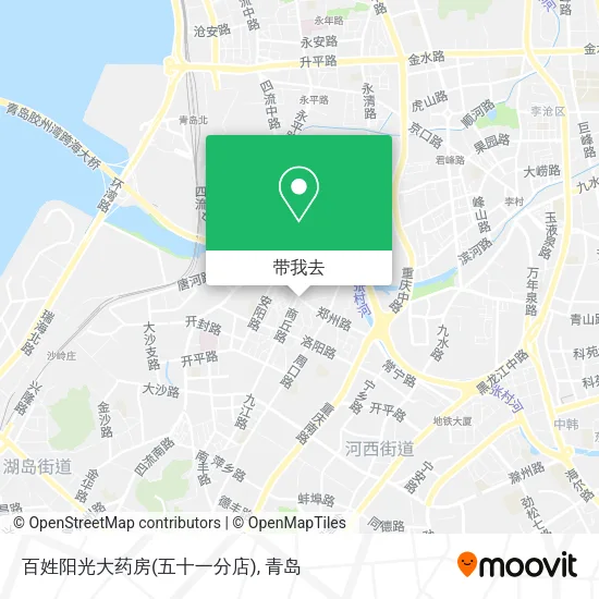 百姓阳光大药房(五十一分店)地图