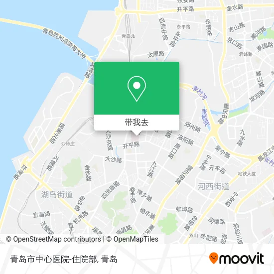 青岛市中心医院-住院部地图