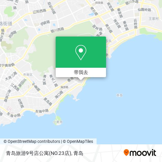 青岛旅游9号店公寓(NO.23店)地图