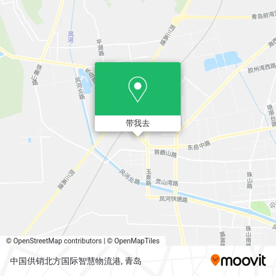 中国供销北方国际智慧物流港地图