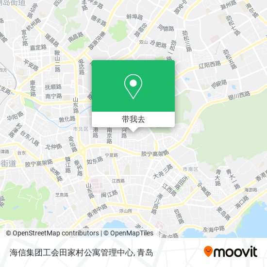 海信集团工会田家村公寓管理中心地图